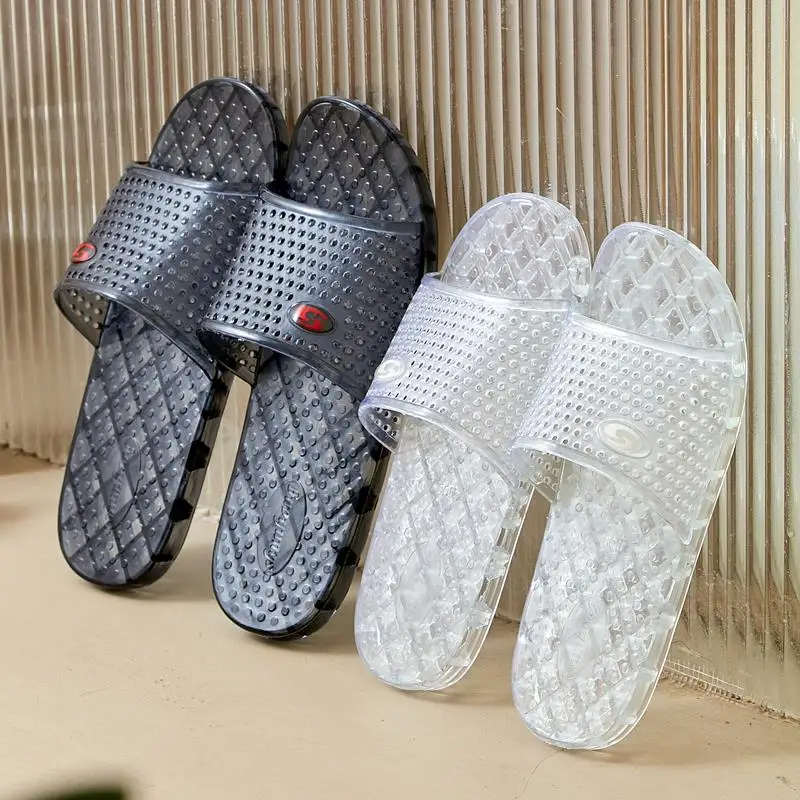 Vintage Crystal Plastic Slippers Indoor Home Anti-Slip Bathing Simple Design Summer Comfortable Men's Slippers Slip-On Sandals
Vintage Crystal Plastic Slippers Indoor Home Anti-Slip Bathing Simple Design Summer Comfortable Men's Slippers Slip-On Sandals