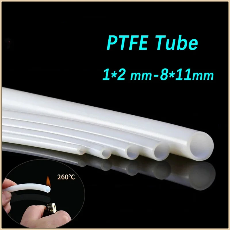 White/Transparent PTFE Tube ID 1-8mm Insulated Hose Inadhesive Pipe Temperature Corrosion Resistance 3d Printer Part Pipe J-head
White/Transparent PTFE Tube ID 1-8mm Insulated Hose Inadhesive Pipe Temperature Corrosion Resistance 3d Printer Part Pipe J-head
