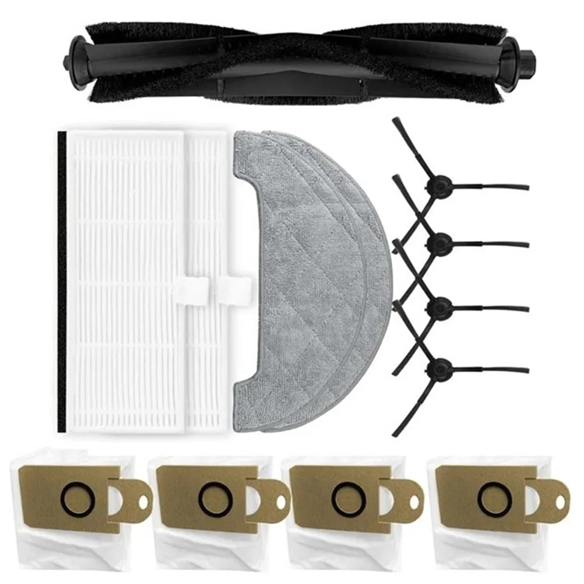 FZFZ 13PCS Accessories Kit for L11 L11 Pro Robot Vacuum Cleaner Main Side Brush Hepa Filter Mop Cloth Dust Bag
FZFZ 13PCS Accessories Kit for L11 L11 Pro Robot Vacuum Cleaner Main Side Brush Hepa Filter Mop Cloth Dust Bag