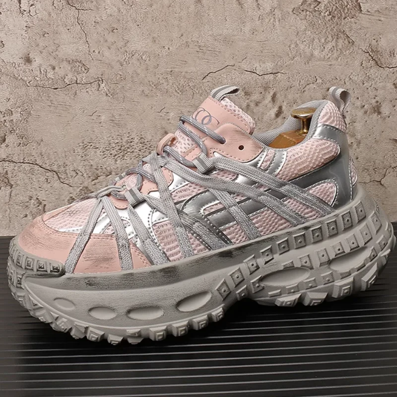 Retro tire shoes, Paris dad shoes, comfortable and breathable mesh men's shoes, inner sports casual shoes b33
Retro tire shoes, Paris dad shoes, comfortable and breathable mesh men's shoes, inner sports casual shoes b33
