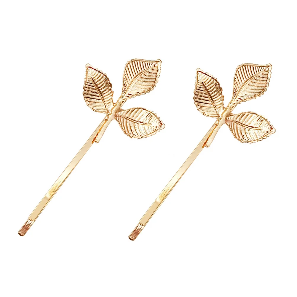 2Pcs Leaves Hair Clips Vintage Golden Hair Barrettes Elegant Accessories for Girls Toddlers Kids Women Suitable for Bangs
2Pcs Leaves Hair Clips Vintage Golden Hair Barrettes Elegant Accessories for Girls Toddlers Kids Women Suitable for Bangs