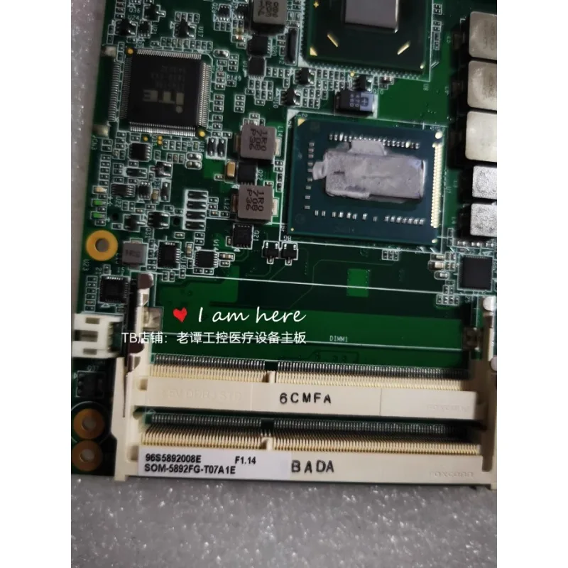 SOM-5892 Mindray color ultrasound SOM-5892FG-T06A1E negotiation T05A1E main board T07A1E
SOM-5892 Mindray color ultrasound SOM-5892FG-T06A1E negotiation T05A1E main board T07A1E