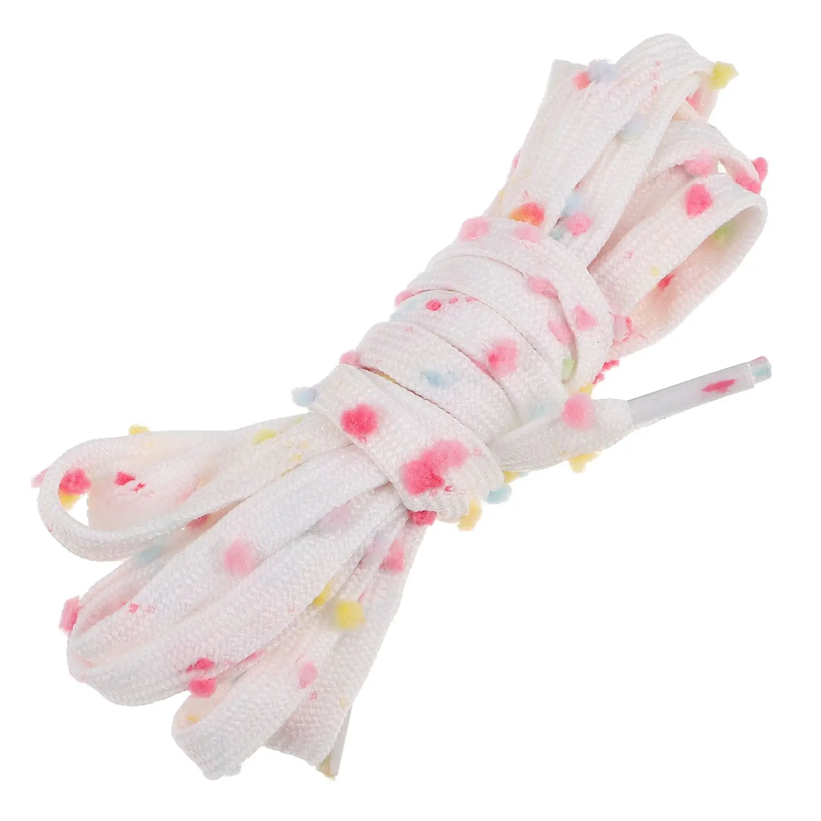 Rainbow Shoelaces Flat Laces for Sneakers Kids Women Polyester Running Shoes Ribbon Colorful Edging Soft Pompoms
Rainbow Shoelaces Flat Laces for Sneakers Kids Women Polyester Running Shoes Ribbon Colorful Edging Soft Pompoms
