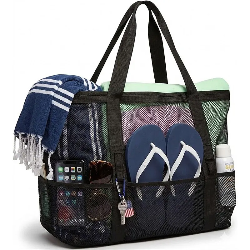 Oversized Mesh Beach Bag With 9 Pockets Quick Dry Sand Free Toy Organizer Tote Pool Cruise Travel Must Haves
Oversized Mesh Beach Bag With 9 Pockets Quick Dry Sand Free Toy Organizer Tote Pool Cruise Travel Must Haves