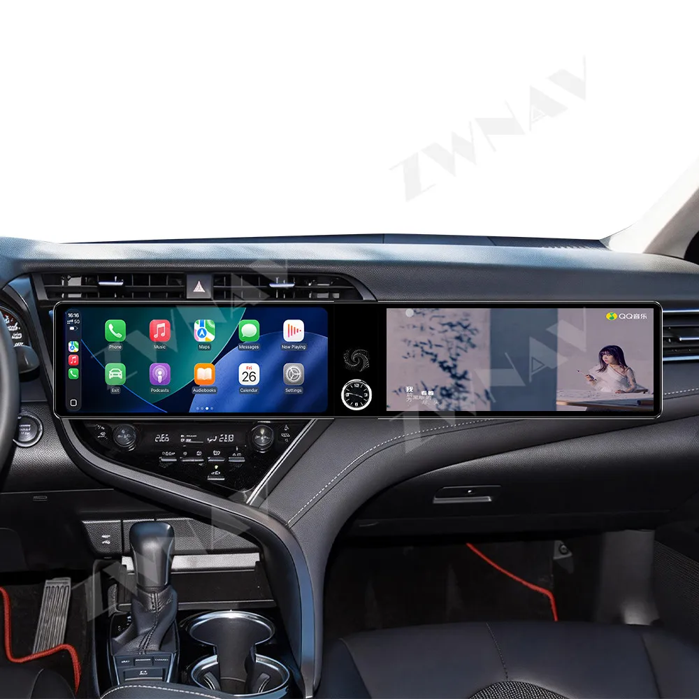 8-ядерный процессор Qualcomm, двойной 12,3-дюймовый сенсорный экран для Toyota Camry 2018-2020, Android GPS-навигация, CarPlay, мультимедийный проигрыватель, радио
8-ядерный процессор Qualcomm, двойной 12,3-дюймовый сенсорный экран для Toyota Camry 2018-2020, Android GPS-навигация, CarPlay, мультимедийный проигрыватель, радио