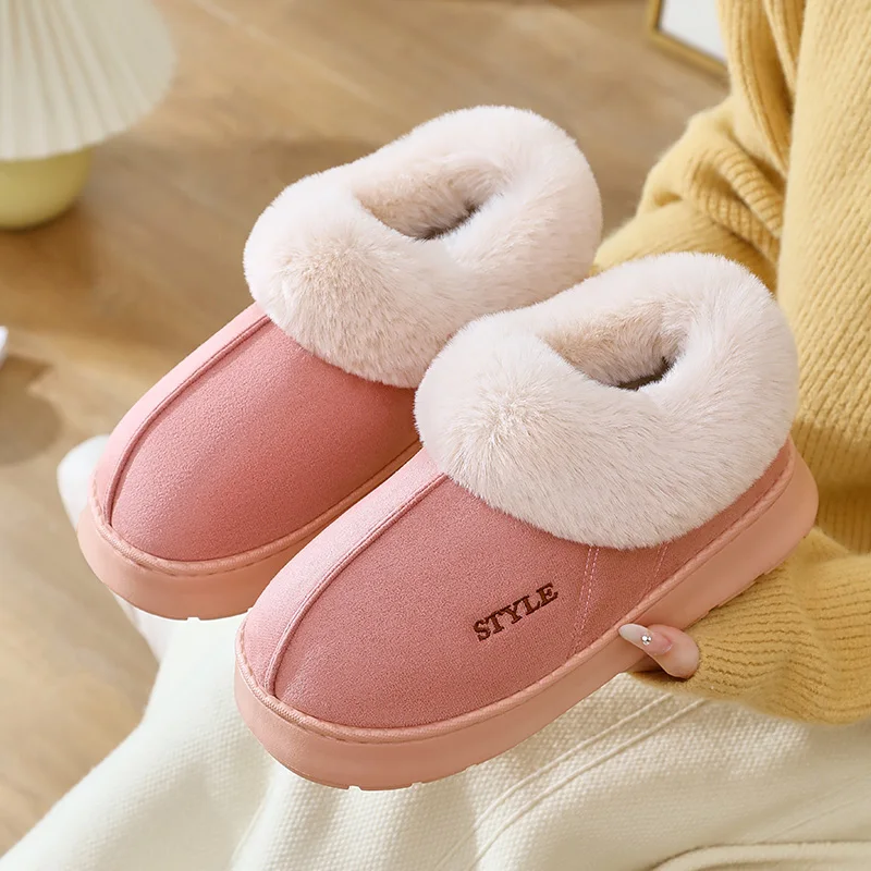 Women's Cotton Slippers with Heel, Autumn and Winter 2025 New Style, Indoor Home Thick-Soled Non-Slip Warm Velvet Slippers for Women
Women's Cotton Slippers with Heel, Autumn and Winter 2025 New Style, Indoor Home Thick-Soled Non-Slip Warm Velvet Slippers for Women