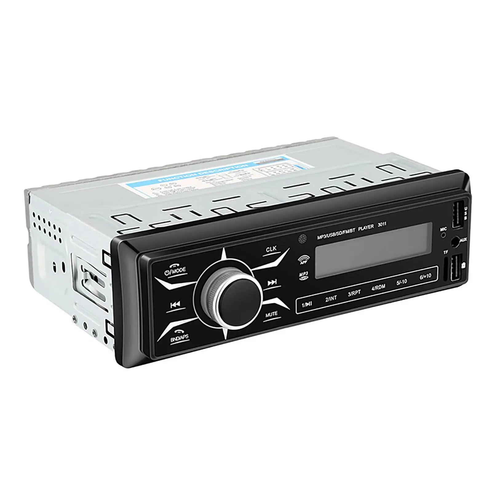 Автомобильный MP3-плеер 24В с управлением, функцией Handsfree, высокопроизводительным голосовым помощником, поддержкой WMA WAV FLAC для грузовиков, легковых автомобилей и других транспортных средств
Автомобильный MP3-плеер 24В с управлением, функцией Handsfree, высокопроизводительным голосовым помощником, поддержкой WMA WAV FLAC для грузовиков, легковых автомобилей и других транспортных средств