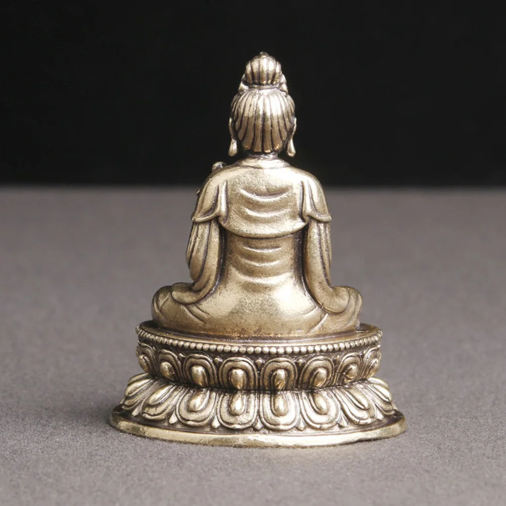 Buddha Statue Ornament Vintage Bronzeware Retro Decor Brass Figurine Decorations Household
Buddha Statue Ornament Vintage Bronzeware Retro Decor Brass Figurine Decorations Household