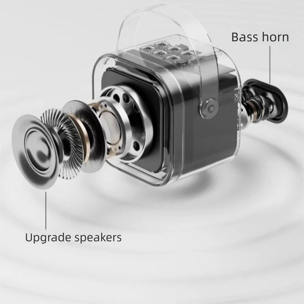 Bluetooth Audio Mini Karaoke Machine K12 with 1/2 Wireless Microphones Portable Bluetooth Speaker USB Rechargable RGB Light
Bluetooth Audio Mini Karaoke Machine K12 with 1/2 Wireless Microphones Portable Bluetooth Speaker USB Rechargable RGB Light