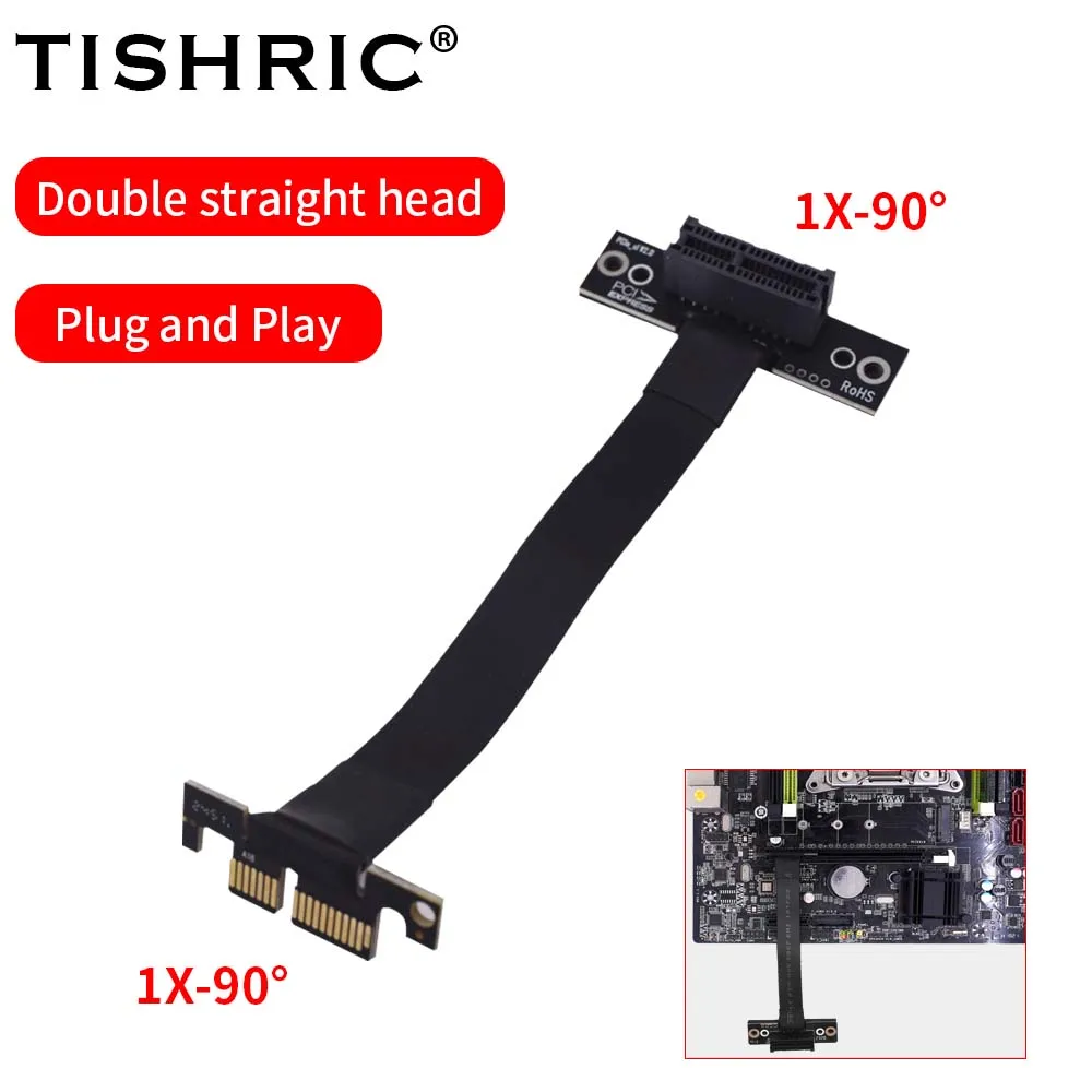 TISHRIC 12cm Full Speed 3.0 PCIe X1 Booster Cable Flexible Shielded Graphics Card Extension Cable for GPUs
TISHRIC 12cm Full Speed 3.0 PCIe X1 Booster Cable Flexible Shielded Graphics Card Extension Cable for GPUs
