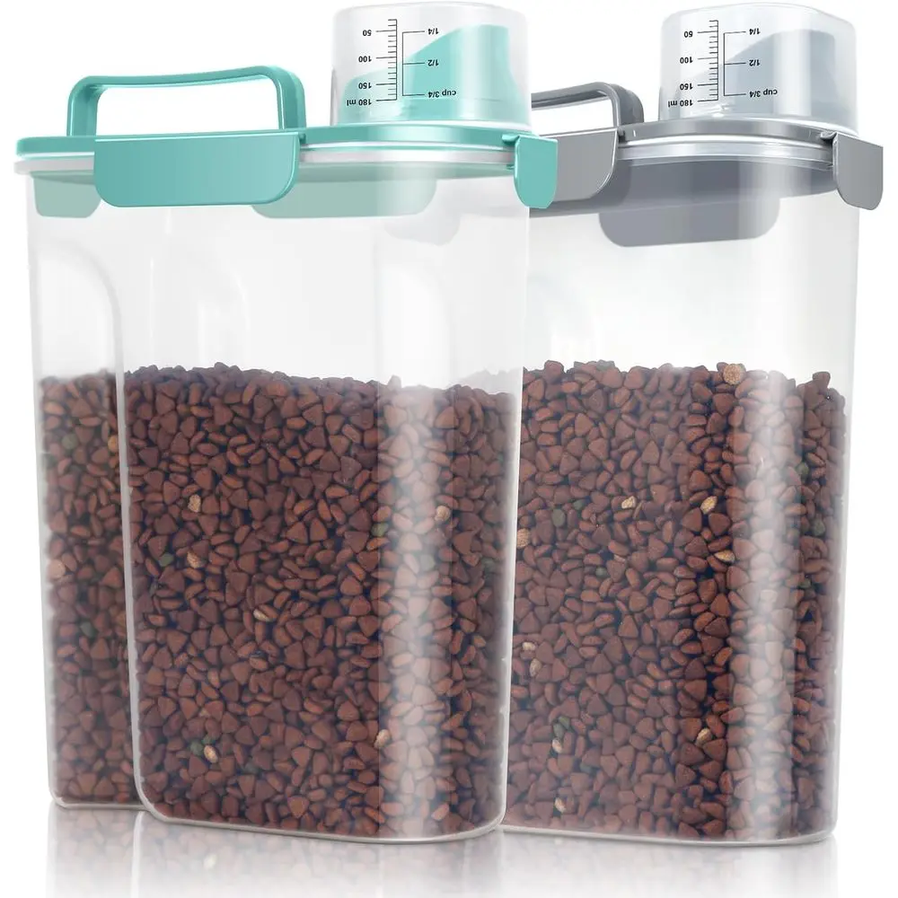 Контейнеры для корма для собак и кошек, 2 шт., 4,5–6,3 кг, герметичный дозатор корма для кошек с большим носиком и портативной ручкой, для путешествий
Контейнеры для корма для собак и кошек, 2 шт., 4,5–6,3 кг, герметичный дозатор корма для кошек с большим носиком и портативной ручкой, для путешествий