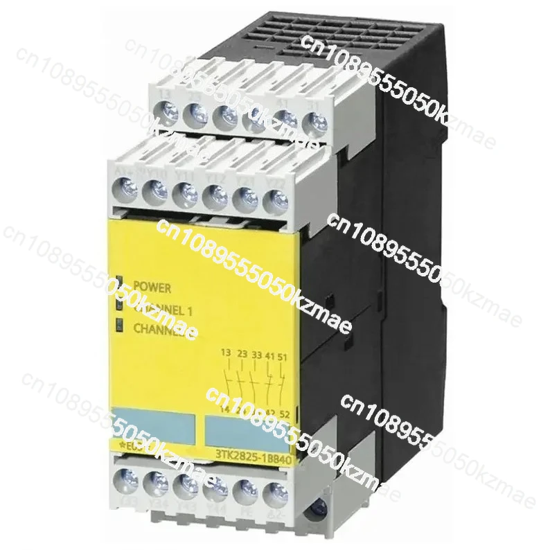 3TK2826-1BB40 Safety Relay - 24V DC DIN Rail Mount, 45mm Width, 3NO+1NC Contacts - SIL3/PL e Certified for Machine Emergency
3TK2826-1BB40 Safety Relay - 24V DC DIN Rail Mount, 45mm Width, 3NO+1NC Contacts - SIL3/PL e Certified for Machine Emergency