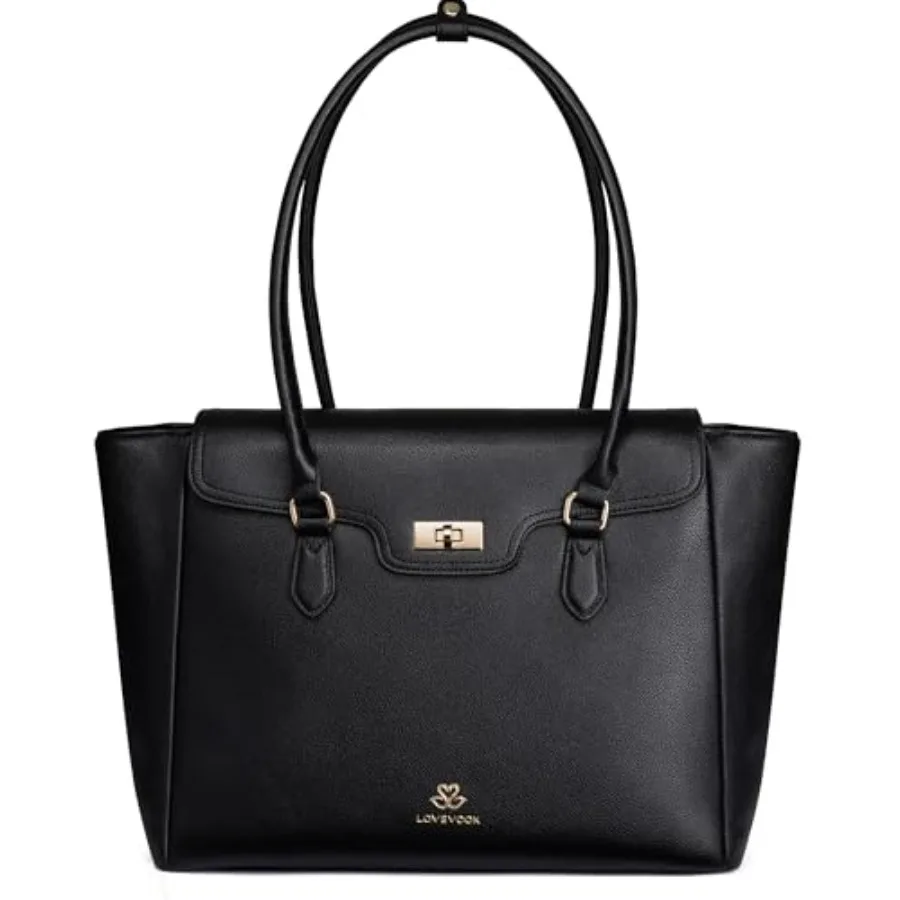 LOVEVOOK Laptop Bag for Women Soft Leather Work Bag, Office Shoulder Tote Purse Professional Briefcase with Flap Design
LOVEVOOK Laptop Bag for Women Soft Leather Work Bag, Office Shoulder Tote Purse Professional Briefcase with Flap Design