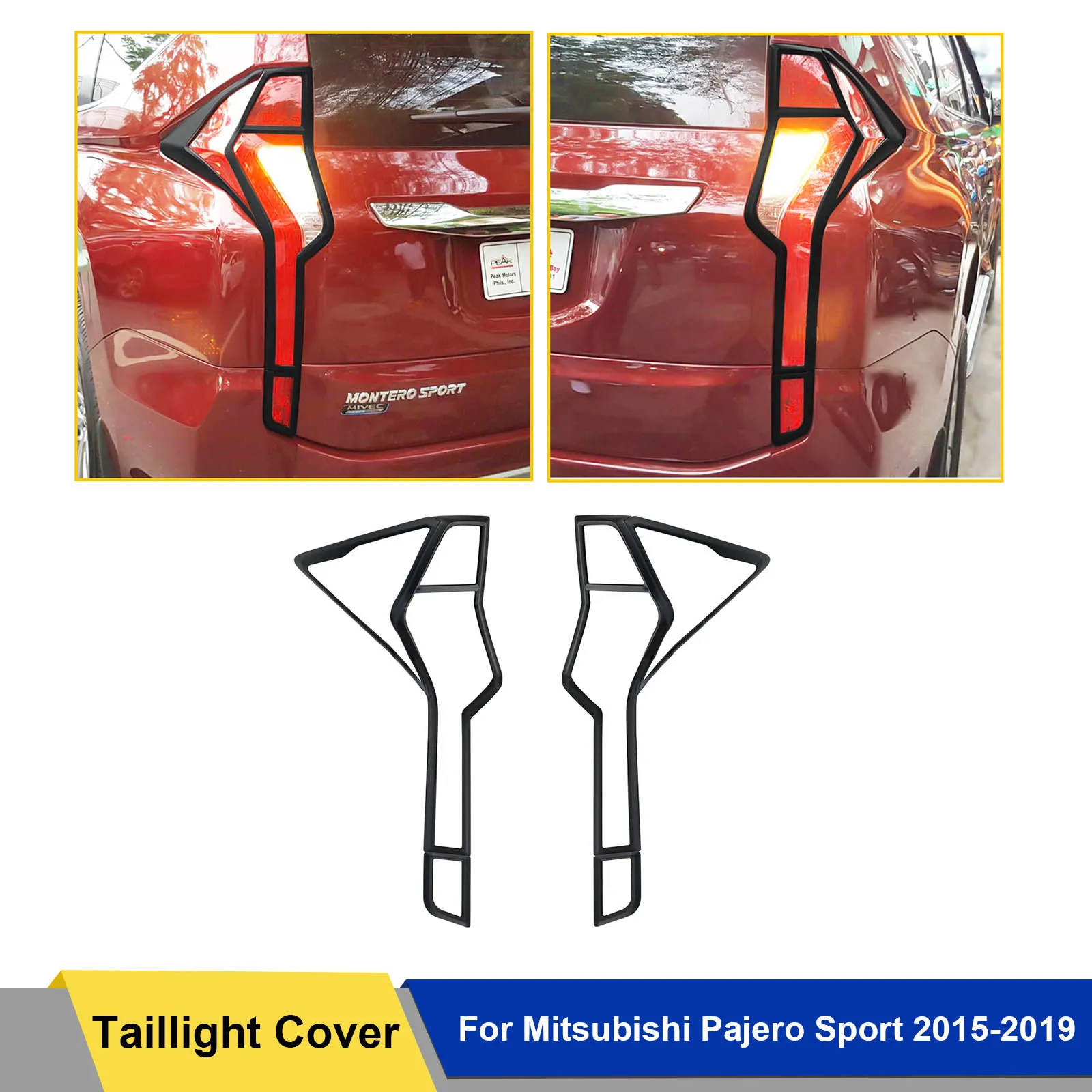 Tail Light Cover Surround Trim Matte Black for Mitsubishi Pajero Sport 2015 2016 2017 2018 2019 2020 Exterior Accessories
Tail Light Cover Surround Trim Matte Black for Mitsubishi Pajero Sport 2015 2016 2017 2018 2019 2020 Exterior Accessories