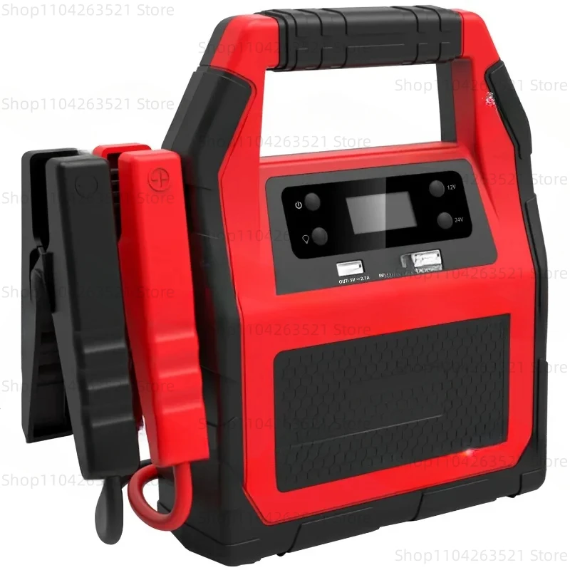 Portable 46800mAh 6000A Peak 12V / 24V Car Jumpstarter Power Bank Jump Starter Ultrasafe Mobile Emergency Mobile LED Flashlight
Portable 46800mAh 6000A Peak 12V / 24V Car Jumpstarter Power Bank Jump Starter Ultrasafe Mobile Emergency Mobile LED Flashlight