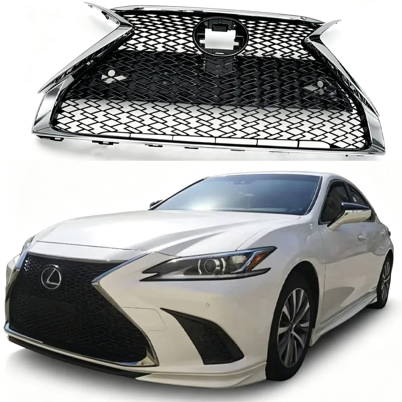 Suitable for Lexus ES 2020+front grille assembly sport black chrome honeycomb mesh bumper grille body kit
Suitable for Lexus ES 2020+front grille assembly sport black chrome honeycomb mesh bumper grille body kit
