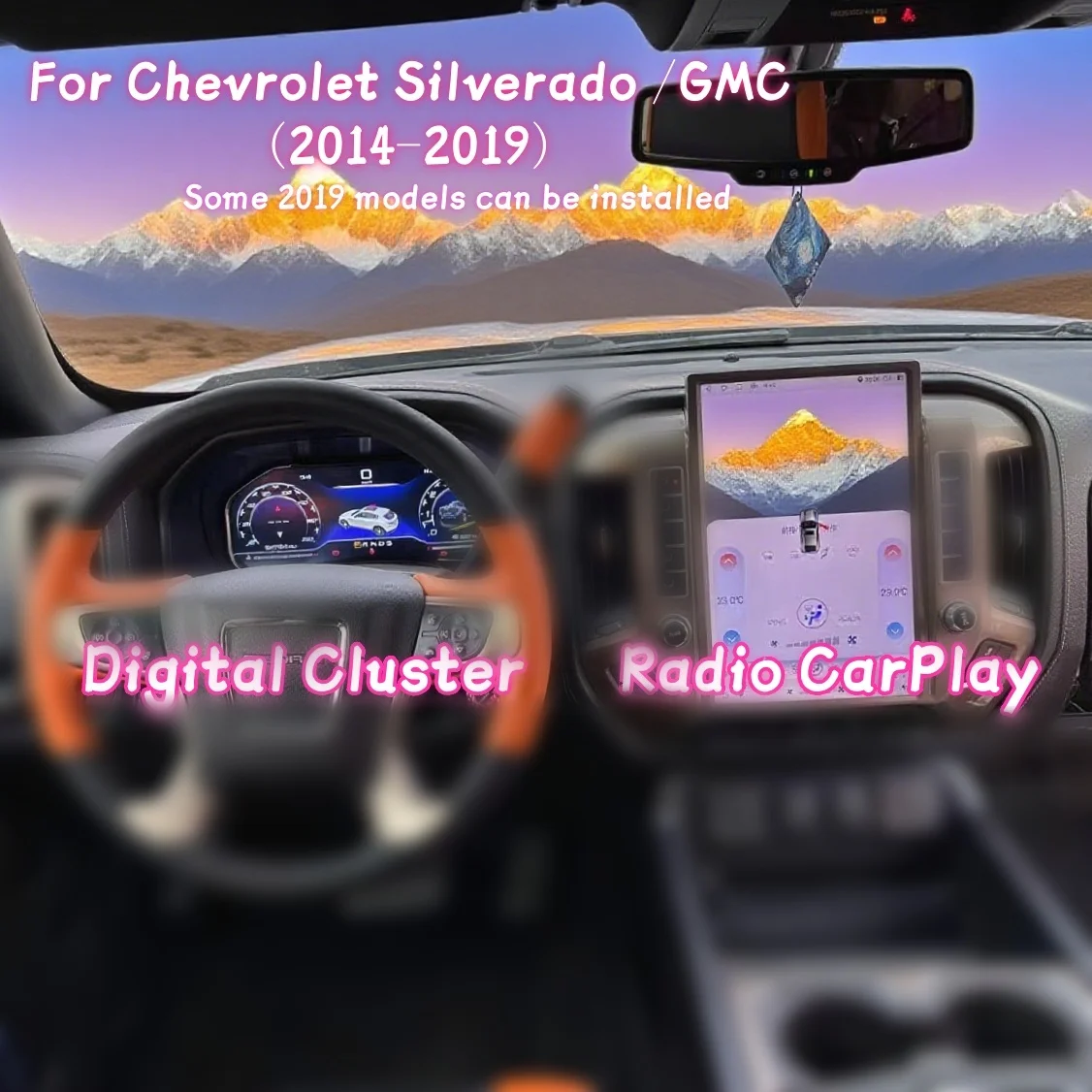 12.3inch Speedometer Panel for Chevrolet Silverado GMC Sierra Tahoe 2014-2019 LCD Digital Cluster Dash Display Virtual Cockpit
12.3inch Speedometer Panel for Chevrolet Silverado GMC Sierra Tahoe 2014-2019 LCD Digital Cluster Dash Display Virtual Cockpit