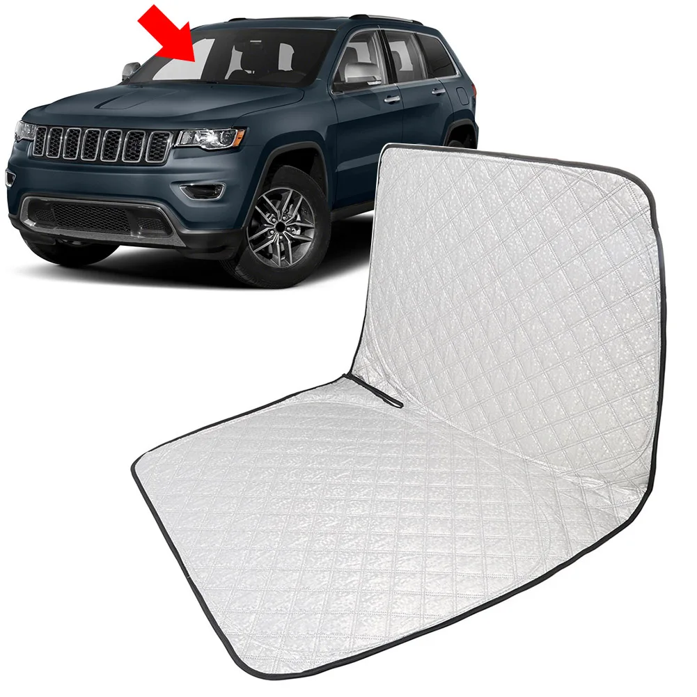 Car Foldable Front Windshield Sun Shade Visor Custom For Jeep Grand Cherokee SUV 11-20 Wear Resistant
Car Foldable Front Windshield Sun Shade Visor Custom For Jeep Grand Cherokee SUV 11-20 Wear Resistant