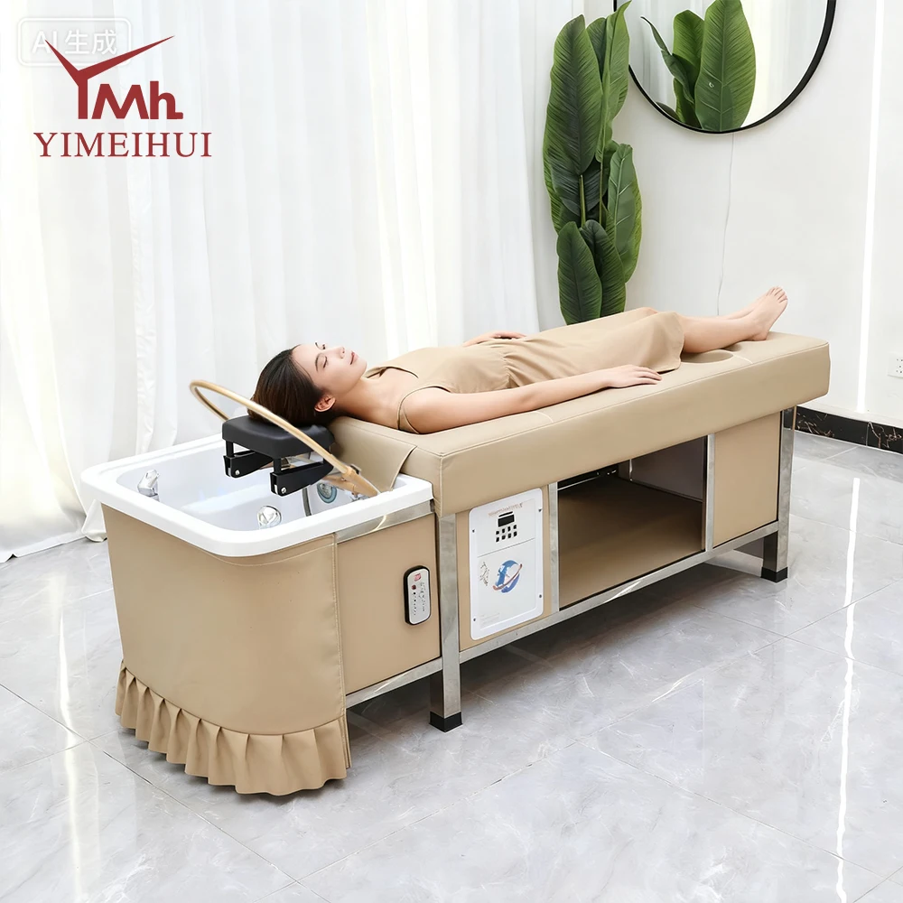Luxury head spa shampoo bed washing head massage bed head water therapy thai massage shampoo beds 
Luxury head spa shampoo bed washing head massage bed head water therapy thai massage shampoo beds
