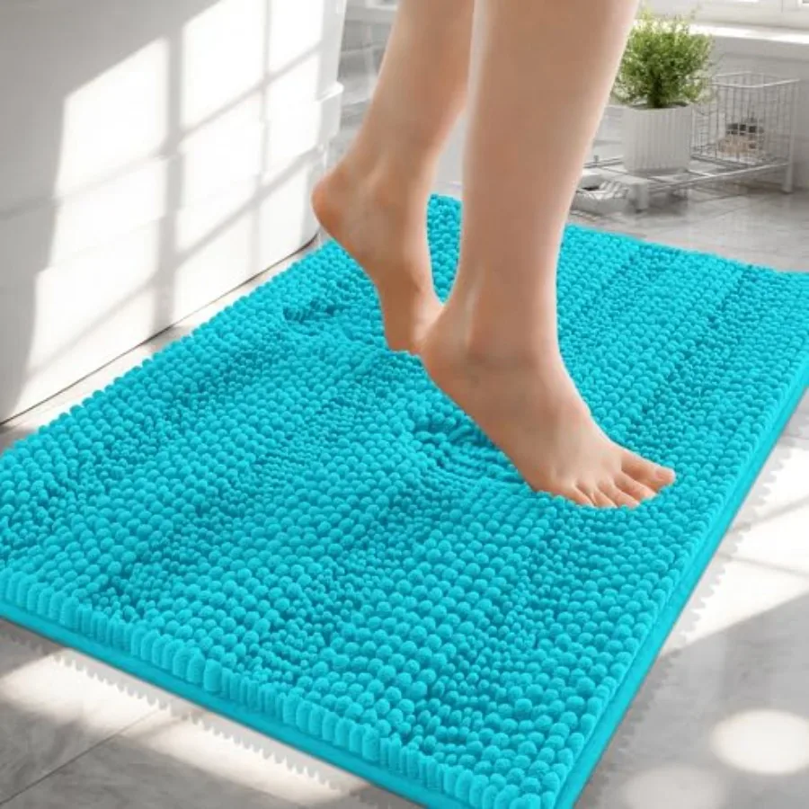 Thick Small Bathroom Rugs 24x16, Extra Soft Absorbent Chenille Striped Bath Rugs, Rubber Backing, Machine Wash, Bath Mats for B
Thick Small Bathroom Rugs 24x16, Extra Soft Absorbent Chenille Striped Bath Rugs, Rubber Backing, Machine Wash, Bath Mats for B