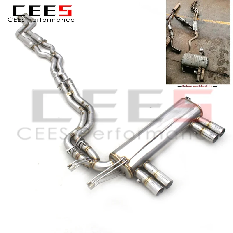 CEES Catback Exhaust System for BMW E46 M3 2004-2006 Stainless Steel Escape Exhaust Pipe Muffler Pipes
CEES Catback Exhaust System for BMW E46 M3 2004-2006 Stainless Steel Escape Exhaust Pipe Muffler Pipes