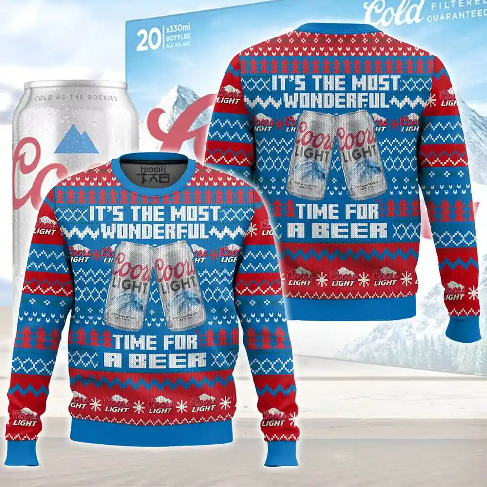 Coors Light Lager Ugly Christmas Sweater Funny Holiday Party Pullover Warm Cozy Plus Size Sweaters for Men Women Xmas Gift 2026
Coors Light Lager Ugly Christmas Sweater Funny Holiday Party Pullover Warm Cozy Plus Size Sweaters for Men Women Xmas Gift 2026