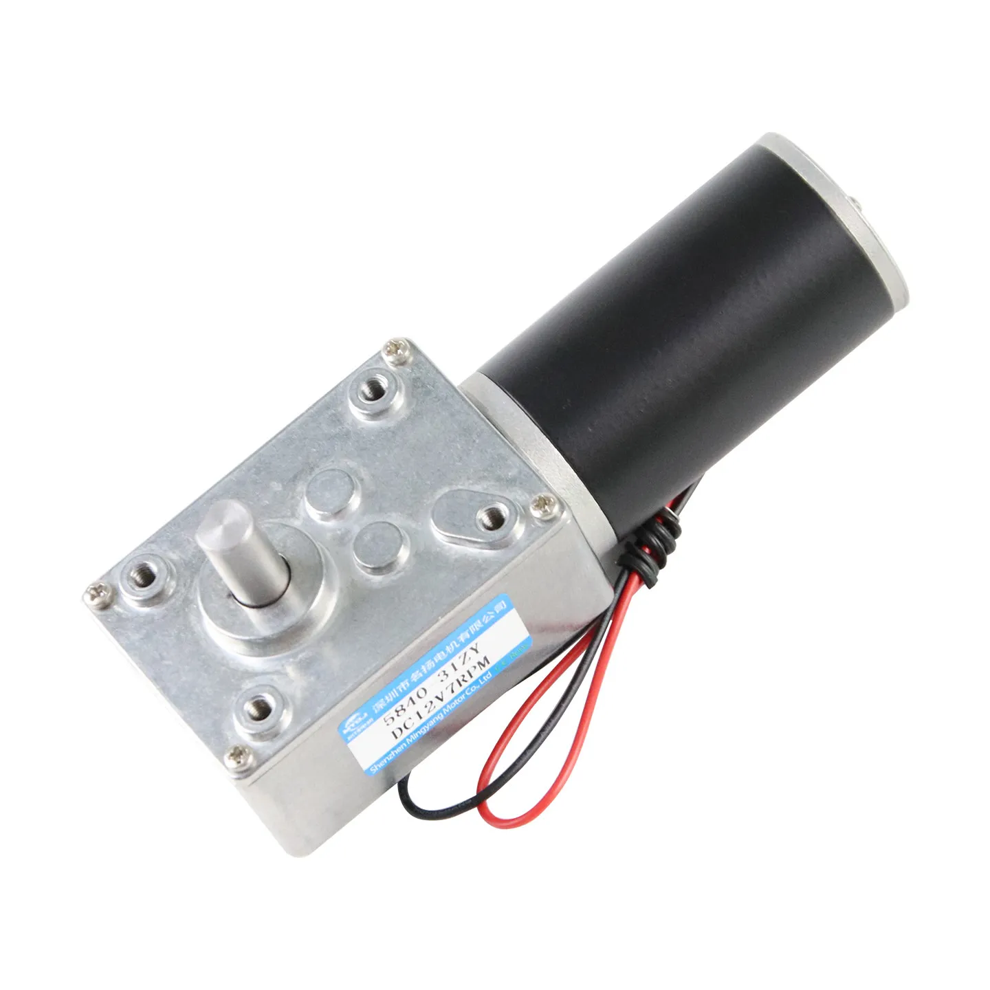 Miniature DC geared motor 12 volts large torque right angle 5840-31zy worm gear adjustable speed motor
Miniature DC geared motor 12 volts large torque right angle 5840-31zy worm gear adjustable speed motor