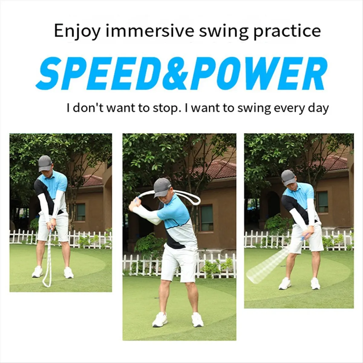 ONGE Golf Swing Trainer Aid Portable Tempo Ball Practice Tool Golf Club Swing Practice Rope Posture Corrector for Beginners
ONGE Golf Swing Trainer Aid Portable Tempo Ball Practice Tool Golf Club Swing Practice Rope Posture Corrector for Beginners
