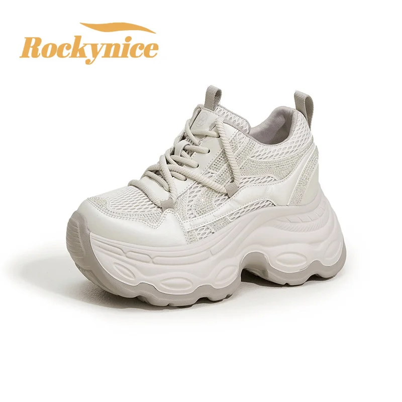 10CM Air Mesh Microfiber Leather Sneakers Fashion Women Spring High Platform Wedge Casual Shoes Breathable Bling Chunky Sneakers
10CM Air Mesh Microfiber Leather Sneakers Fashion Women Spring High Platform Wedge Casual Shoes Breathable Bling Chunky Sneakers