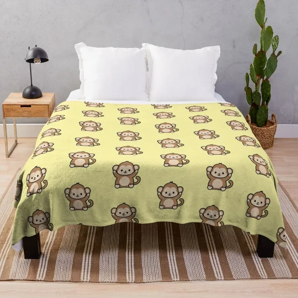 Monkey Throw Blanket Cozy Sofa Blanket for TV Watching Napping
Monkey Throw Blanket Cozy Sofa Blanket for TV Watching Napping