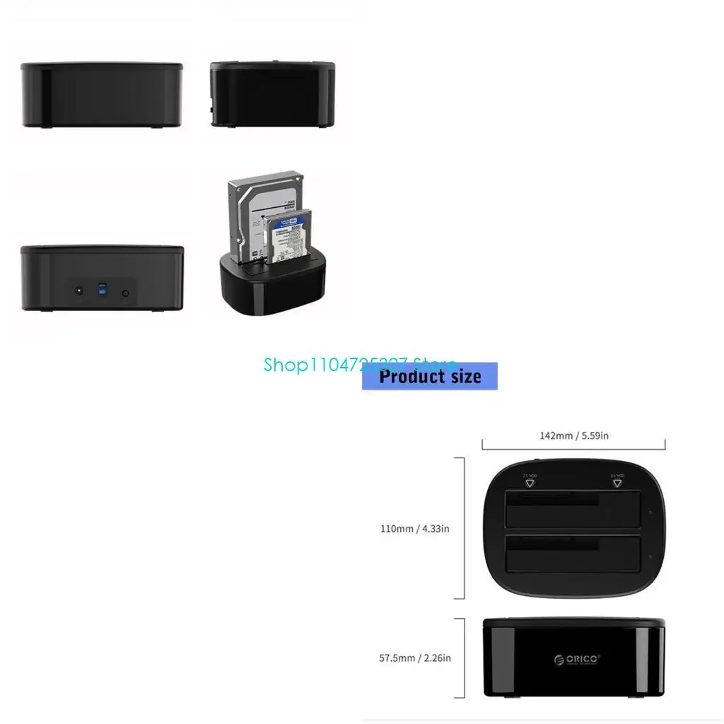 D8KF Functional HDD SSD Docking Station With Quick Swapping Function Tool Release Hard Drive Dock For Home And Office Storage
D8KF Functional HDD SSD Docking Station With Quick Swapping Function Tool Release Hard Drive Dock For Home And Office Storage