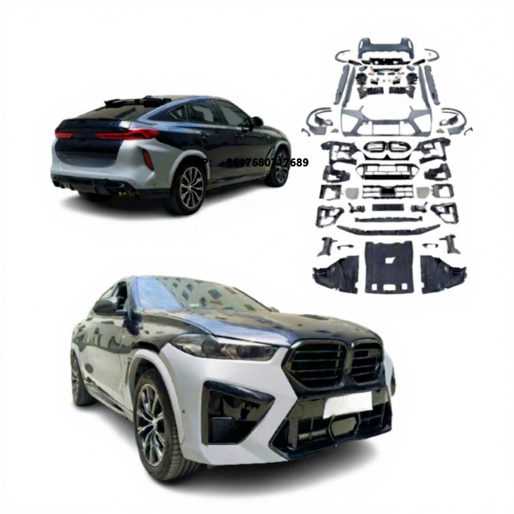 Body Kits for X6 Series G06 2020-2022 Upgrade to 2025 2024 G06 LCI X6M F96 Bumper Grille Car Exterior Side Skirt
Body Kits for X6 Series G06 2020-2022 Upgrade to 2025 2024 G06 LCI X6M F96 Bumper Grille Car Exterior Side Skirt