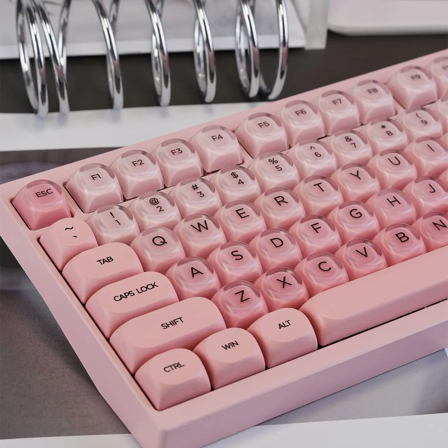 130 Keys Pink Liquid Foundation Keycap HOA Profile PBT Double Shot Keycap For Mx Switch Mechanical Keyboard ISO Enter Key Caps
130 Keys Pink Liquid Foundation Keycap HOA Profile PBT Double Shot Keycap For Mx Switch Mechanical Keyboard ISO Enter Key Caps