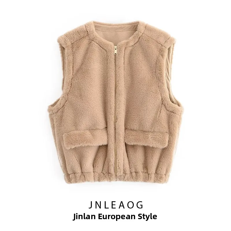 JNLEAOG Faionable Svel Fur Jaet Women's Autumn New Sle Versatile Design Commute round Ne Polyester Fiber Vest
JNLEAOG Faionable Svel Fur Jaet Women's Autumn New Sle Versatile Design Commute round Ne Polyester Fiber Vest