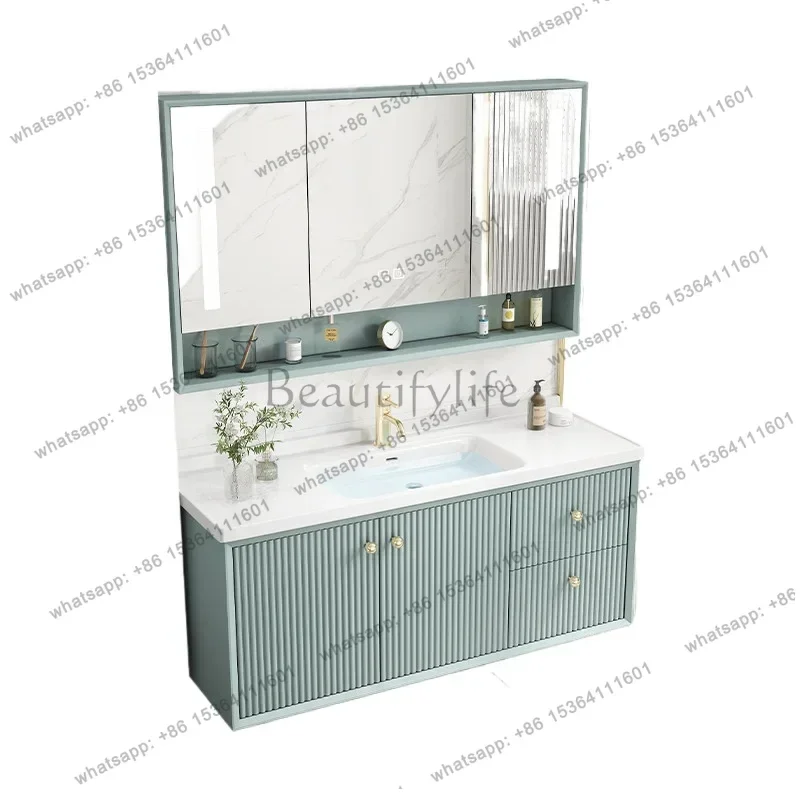 Oak rock slab bathroom cabinet combination ceramic integrated basin washbasin washbasin toilet washbasin
Oak rock slab bathroom cabinet combination ceramic integrated basin washbasin washbasin toilet washbasin