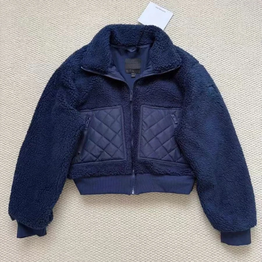 al Winter New Women Warm Coat Design Patchwork Diamond Pocket Thickened Jacket Solid Color All-match Casual Collar Zipper Jacket
al Winter New Women Warm Coat Design Patchwork Diamond Pocket Thickened Jacket Solid Color All-match Casual Collar Zipper Jacket