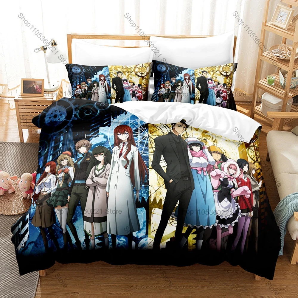 Time Travel Anime Bedding Set, Duvet Cover + 2 Pillowcases, Steins Gate Design, Comfortable Home Textiles
Time Travel Anime Bedding Set, Duvet Cover + 2 Pillowcases, Steins Gate Design, Comfortable Home Textiles