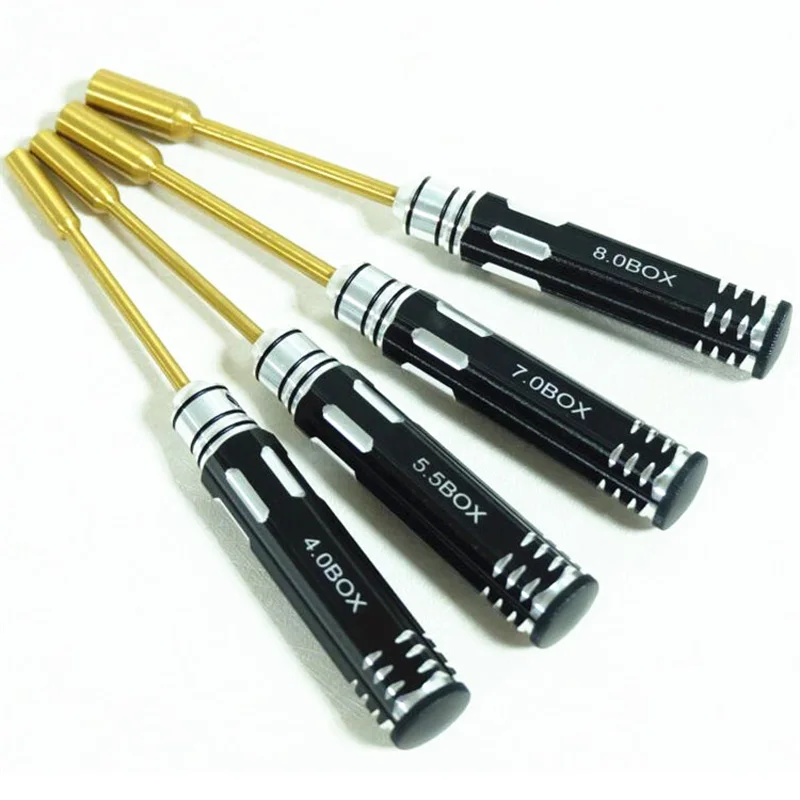 4.0mm 5.5mm 7.0mm 8.0mm Box Sleeve Wrench Metal Socket Screwdriver Hexagonal Screw Nut Repairing Tools for RC Drone DIY Modify
4.0mm 5.5mm 7.0mm 8.0mm Box Sleeve Wrench Metal Socket Screwdriver Hexagonal Screw Nut Repairing Tools for RC Drone DIY Modify
