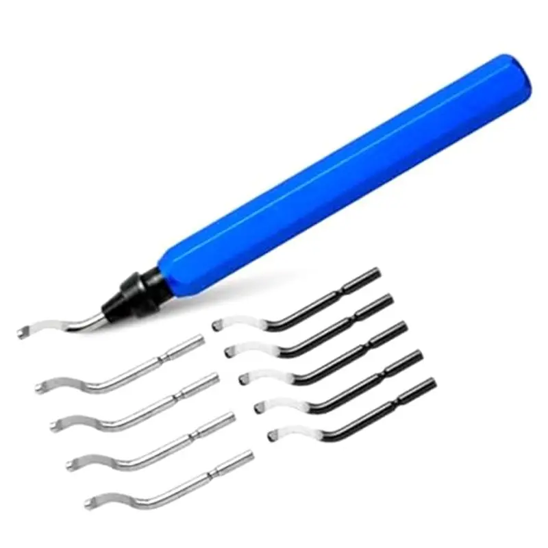 LLCS-11-Piece HSS Deburring Tool Set - High-Speed Steel Blades - Manual Chamfer & Reamer With Metal Handle
LLCS-11-Piece HSS Deburring Tool Set - High-Speed Steel Blades - Manual Chamfer & Reamer With Metal Handle