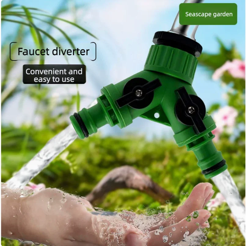 2-Way Garden Hose Splitter Y Connector - Quick Connect Valve with On/Off Switch for Faucet Irrigation Flower Water Control
2-Way Garden Hose Splitter Y Connector - Quick Connect Valve with On/Off Switch for Faucet Irrigation Flower Water Control