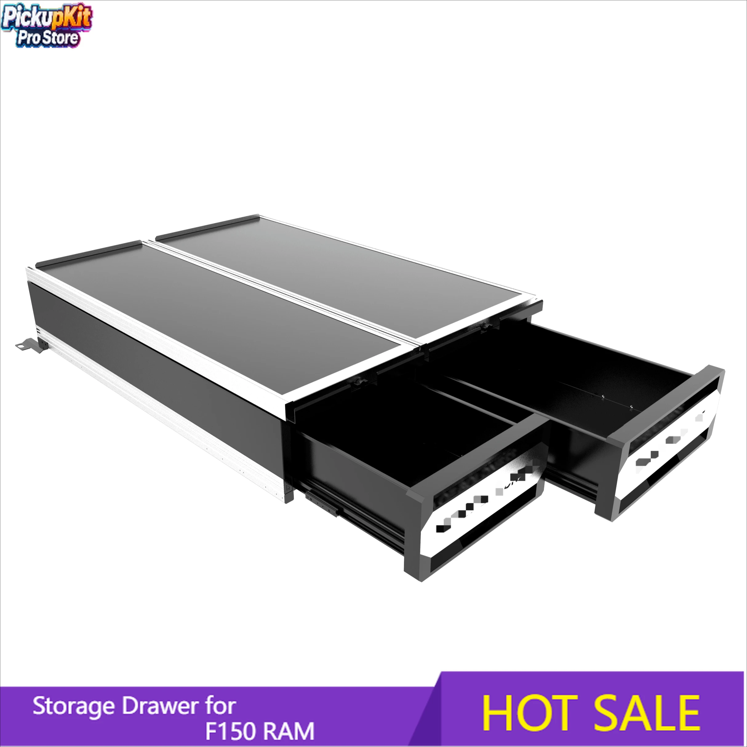 Hot Sale Pickup Truck Drawer Storage Box Truck Bed Slide Tray for F150 RAM
Hot Sale Pickup Truck Drawer Storage Box Truck Bed Slide Tray for F150 RAM