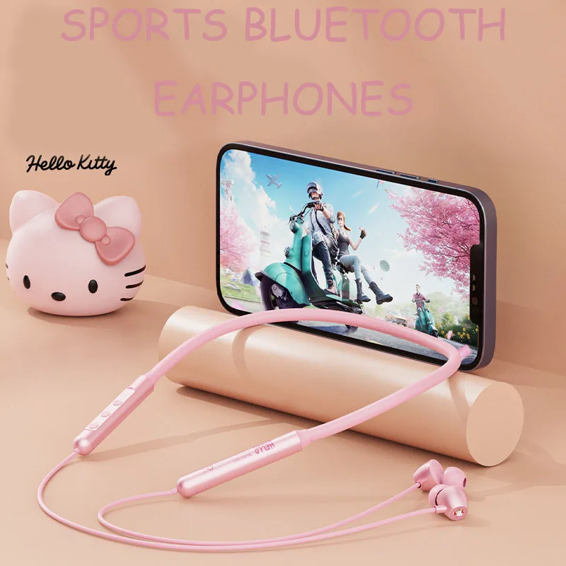 Kawaii Sanrio, Hello Kitty спортивная Bluetooth-гарнитура Новая Милая аниме девушка студент подарок на день рождения мультяшный портативный шумоподавление
Kawaii Sanrio, Hello Kitty спортивная Bluetooth-гарнитура Новая Милая аниме девушка студент подарок на день рождения мультяшный портативный шумоподавление