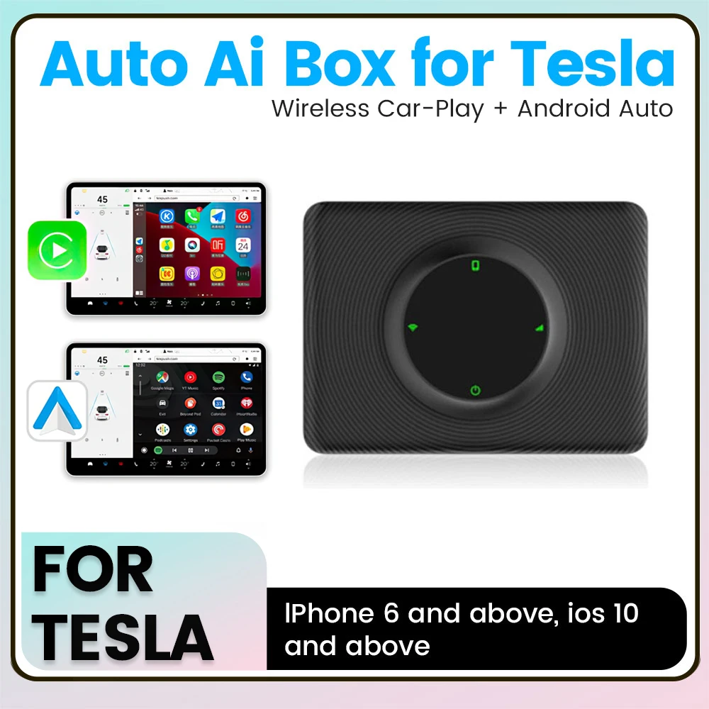 Обновленный беспроводной адаптер Carplay для Tesla Model 3 X Y S, беспроводной Android автобокс с поддержкой SIM-карты Spotify Waze Plug and Play
Обновленный беспроводной адаптер Carplay для Tesla Model 3 X Y S, беспроводной Android автобокс с поддержкой SIM-карты Spotify Waze Plug and Play
