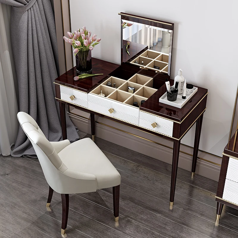 Multifunctional master bedroom solid wood dresser Internet celebrity modern home light luxury
Multifunctional master bedroom solid wood dresser Internet celebrity modern home light luxury