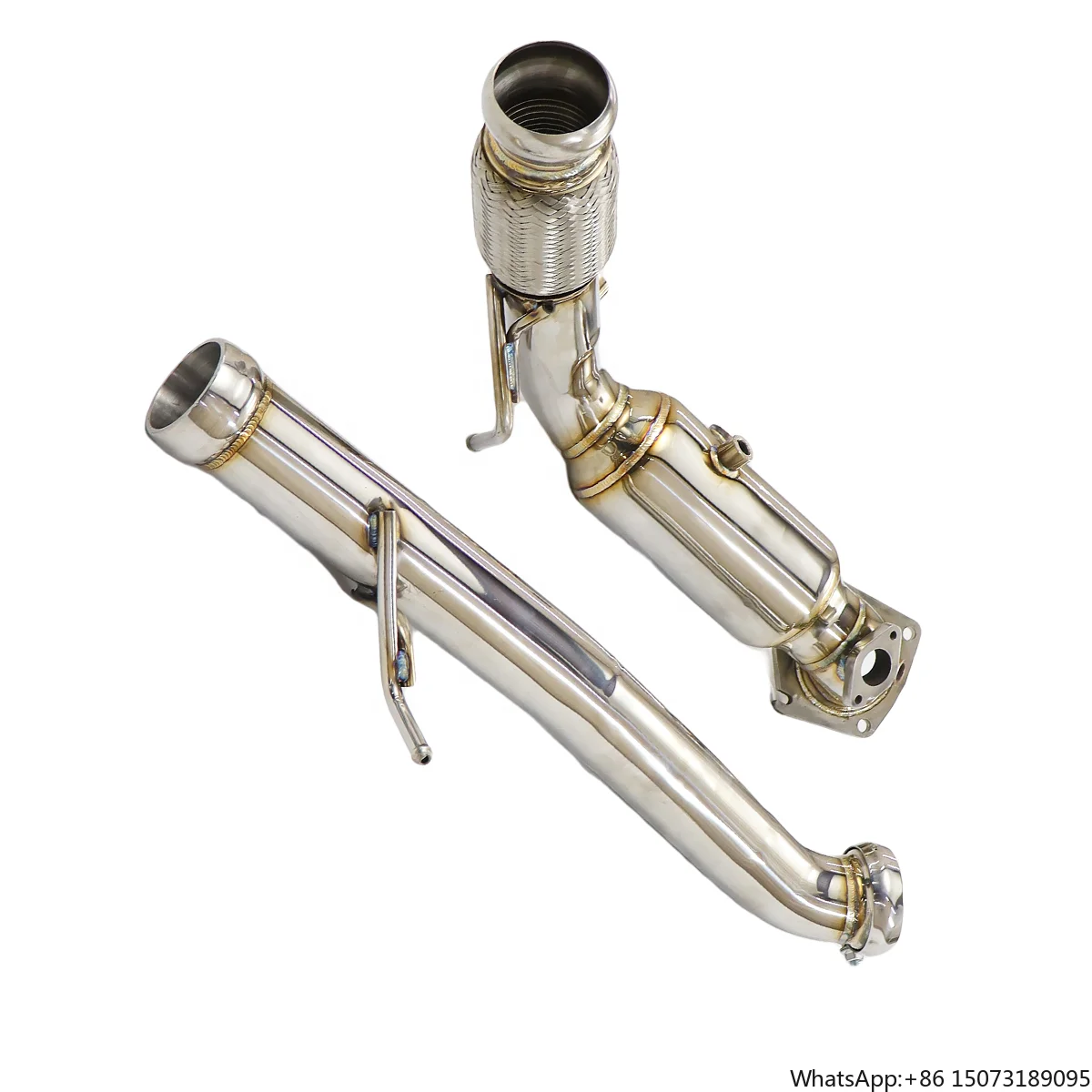 Exhaust Manifold for Jeep Wrangler Rubicon JL 2.0T 2018 Exhaust Downpipe With Catalyst Stainless Steel Car Exhaust Muffler Pipe
Exhaust Manifold for Jeep Wrangler Rubicon JL 2.0T 2018 Exhaust Downpipe With Catalyst Stainless Steel Car Exhaust Muffler Pipe