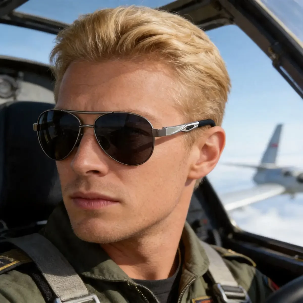 Pilot Aluminum-magnesium Alloy Sunglasses Men Non-slip Nose Pad Polarized Sunglasses Men
Pilot Aluminum-magnesium Alloy Sunglasses Men Non-slip Nose Pad Polarized Sunglasses Men