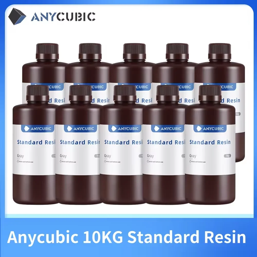 ANYCUBIC УФ-смола 405 нм Материал для 3D-печати для SLA LCD DLP Photon Mono X 6Ks УФ-принтер 3D Чувствительная нормальная жидкая смола 10 кг
ANYCUBIC УФ-смола 405 нм Материал для 3D-печати для SLA LCD DLP Photon Mono X 6Ks УФ-принтер 3D Чувствительная нормальная жидкая смола 10 кг