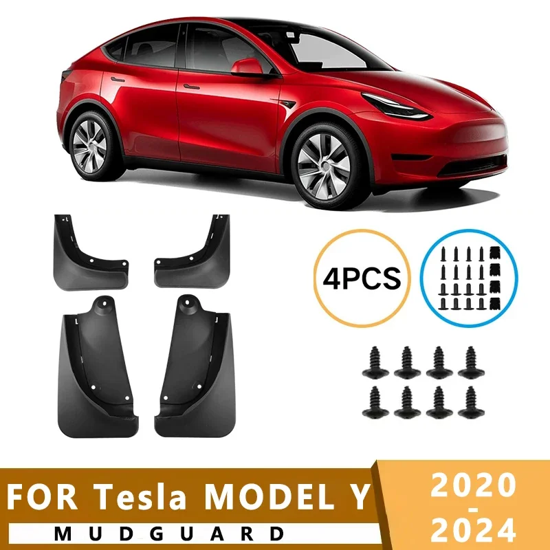 Mud Flaps Fit for Tesla MODEL Y 2020-2024 2021 2022 2023 Mudguards Tire Fenders Splash Proof Accessories Wheel Guards 4ps
Mud Flaps Fit for Tesla MODEL Y 2020-2024 2021 2022 2023 Mudguards Tire Fenders Splash Proof Accessories Wheel Guards 4ps