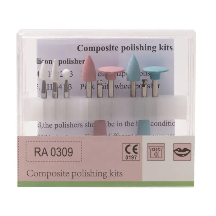 9pcs/Box Dental Composite Polishing for Low Speed Handpiece Contra Angle Kit RA0309 Resin Sanding Polishing Set Dentistry Tool 
9pcs/Box Dental Composite Polishing for Low Speed Handpiece Contra Angle Kit RA0309 Resin Sanding Polishing Set Dentistry Tool