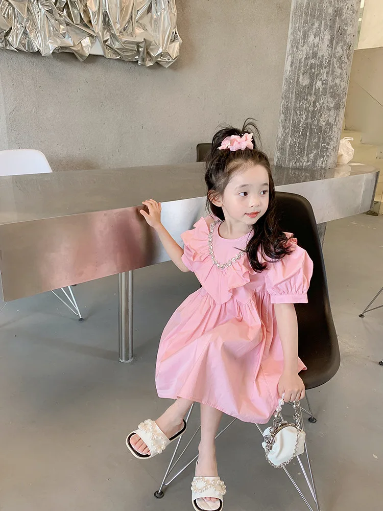 Girls' Summer Dress New Sweet Puff Sleeve Princess Dress for Toddlers and Young Girls Wholesale
Girls' Summer Dress New Sweet Puff Sleeve Princess Dress for Toddlers and Young Girls Wholesale